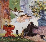 Paul Cezanne A Modern Olympia France oil painting artist